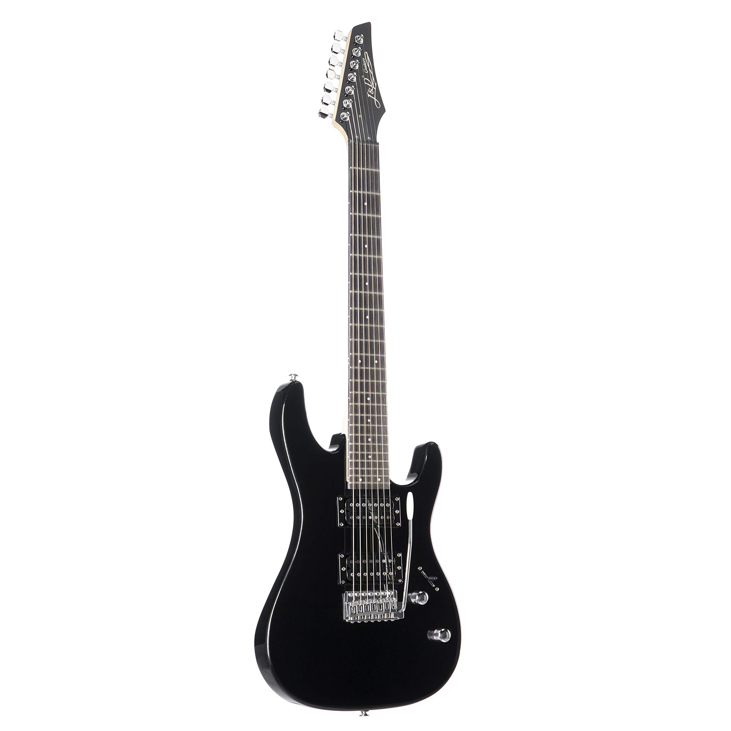 J & D 780 7-String Metallic Black - Electric Guitar : Amazon.co.uk